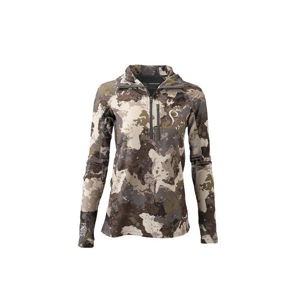 PROIS Women's  Tintri Performance 1/2 Zip Hunting Hoodie