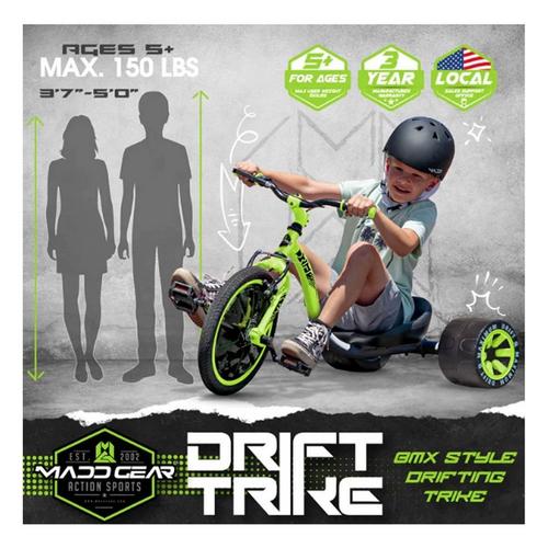 Youth Madd Gear Drift Trike Scooters Scooters Scooters Scooters Scooters Scooters Scooters Scooters - Primary Image