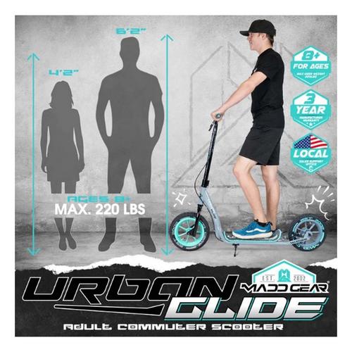 Madd Gear Urban Glide Commuter Scooter - Primary Image