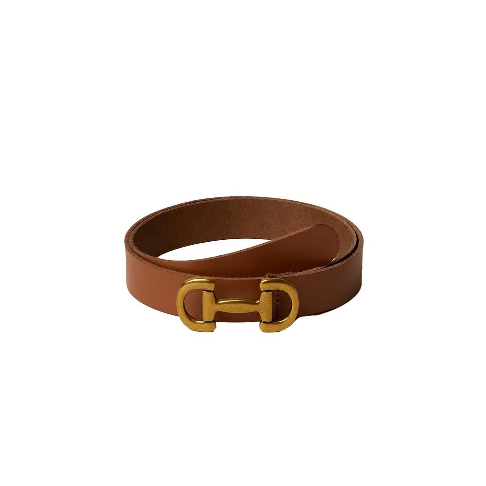 Women's Lucky Brand Equestrian Buckle Leather Belt