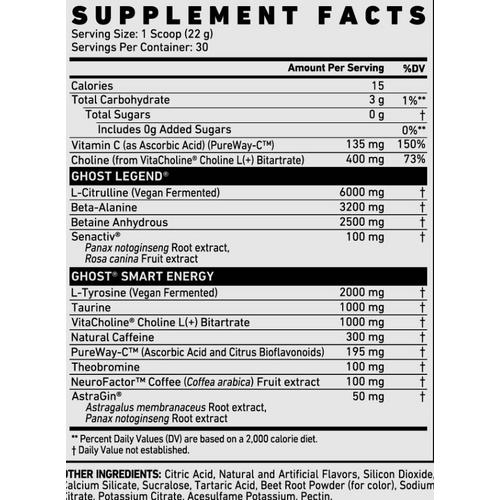 GHOST Legend V4 Sonic Cherry Limeade Pre-Workout - Primary Image