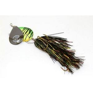 Black Firetiger - Musky Mayhem Double Cowgirl Bucktail
