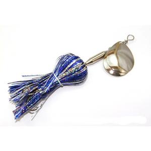 Blue Silver Nickel - Musky Mayhem MDC Micro Double Cowgirl Bucktail