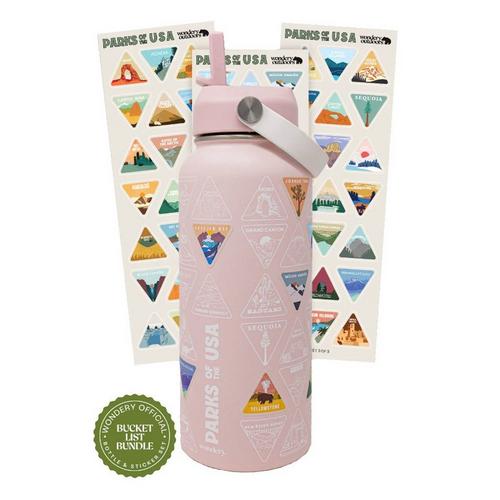 Wondery Outdoors The Original Parks of the USA Bucket List Bottle - Primary Image
