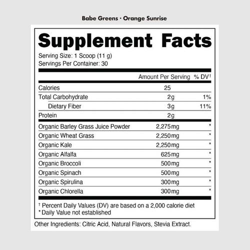 Bucked Up Babe Greens Supplement - Primary Image