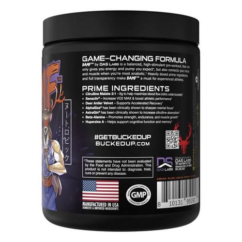 Bucked Up Anime BAMF Nootropic Pre-Workout - Primary Image