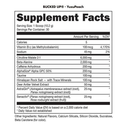 Bucked Up Anime Pre-Workout - Primary Image