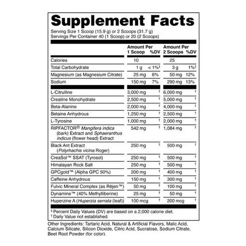 Bucked up Black Ant Pre-Workout - Primary Image