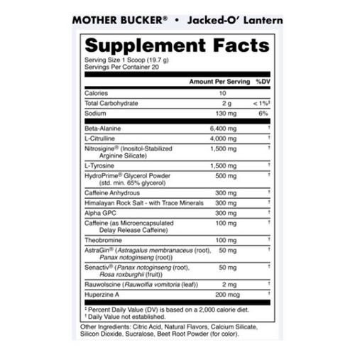 Bucked Up Mother Bucker Nootropic Pre-Workout - Primary Image