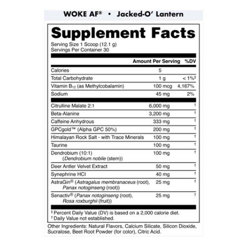 Bucked Up WOKE AF Pre-Workout - Primary Image