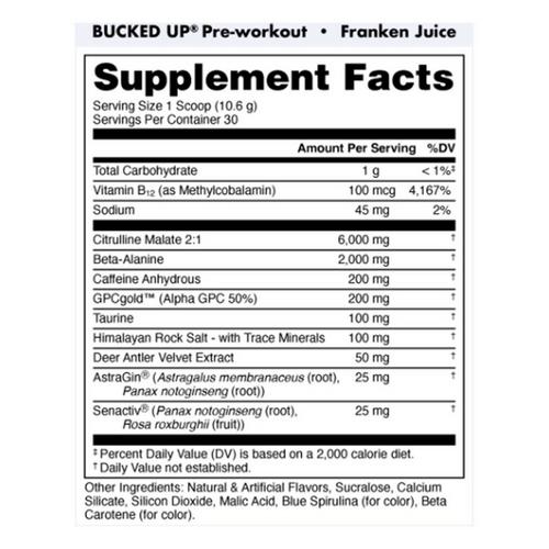 Bucked Up Pre-Workout
