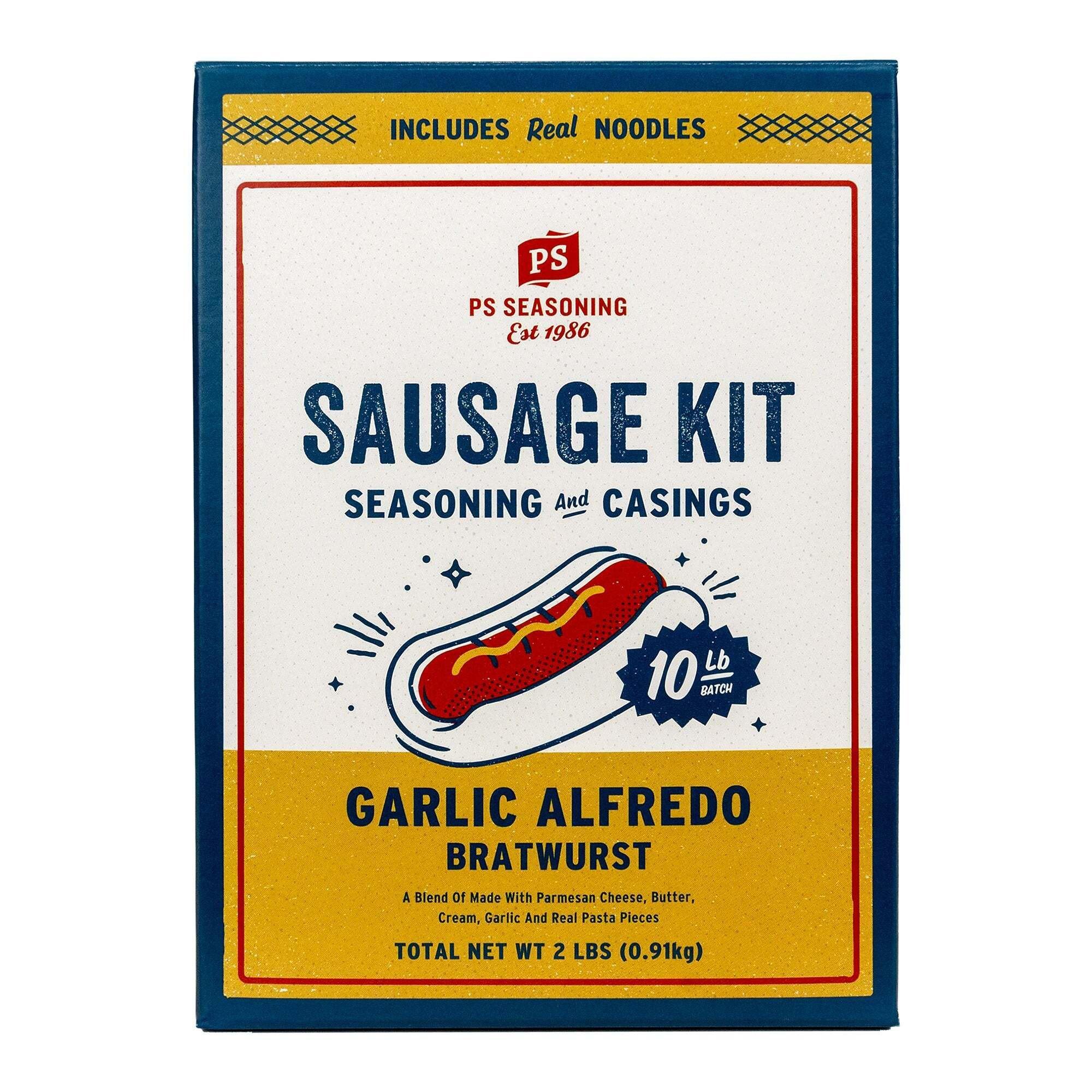 PS Seasoning Garlic Alfredo Sausage Kit - PS Seasoning