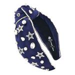 Brianna Cannon Dallas Cowboys Navy Logo Headband - Thumbnail 1 of 2