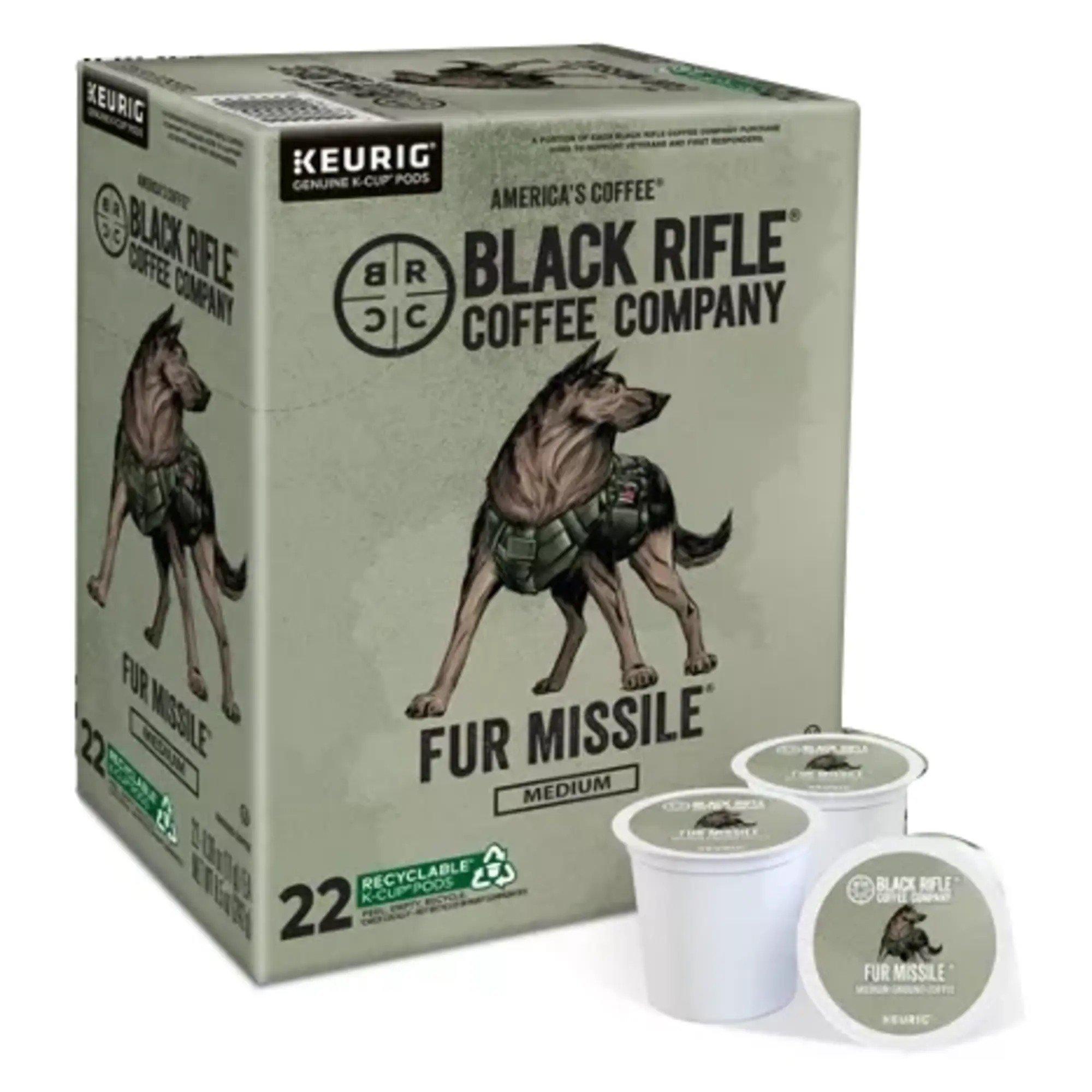 Black Rifle Coffee Company Fur Missile 22 Ct K-Cup Coffee - Black Rifle Coffee Company