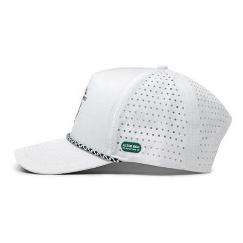 Alter Ego Running Coaster Splash White/Green Texas Golf Snapback Hat - Primary Image