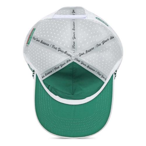 Alter Ego Running Coaster Splash White/Green Texas Golf Snapback Hat - Primary Image