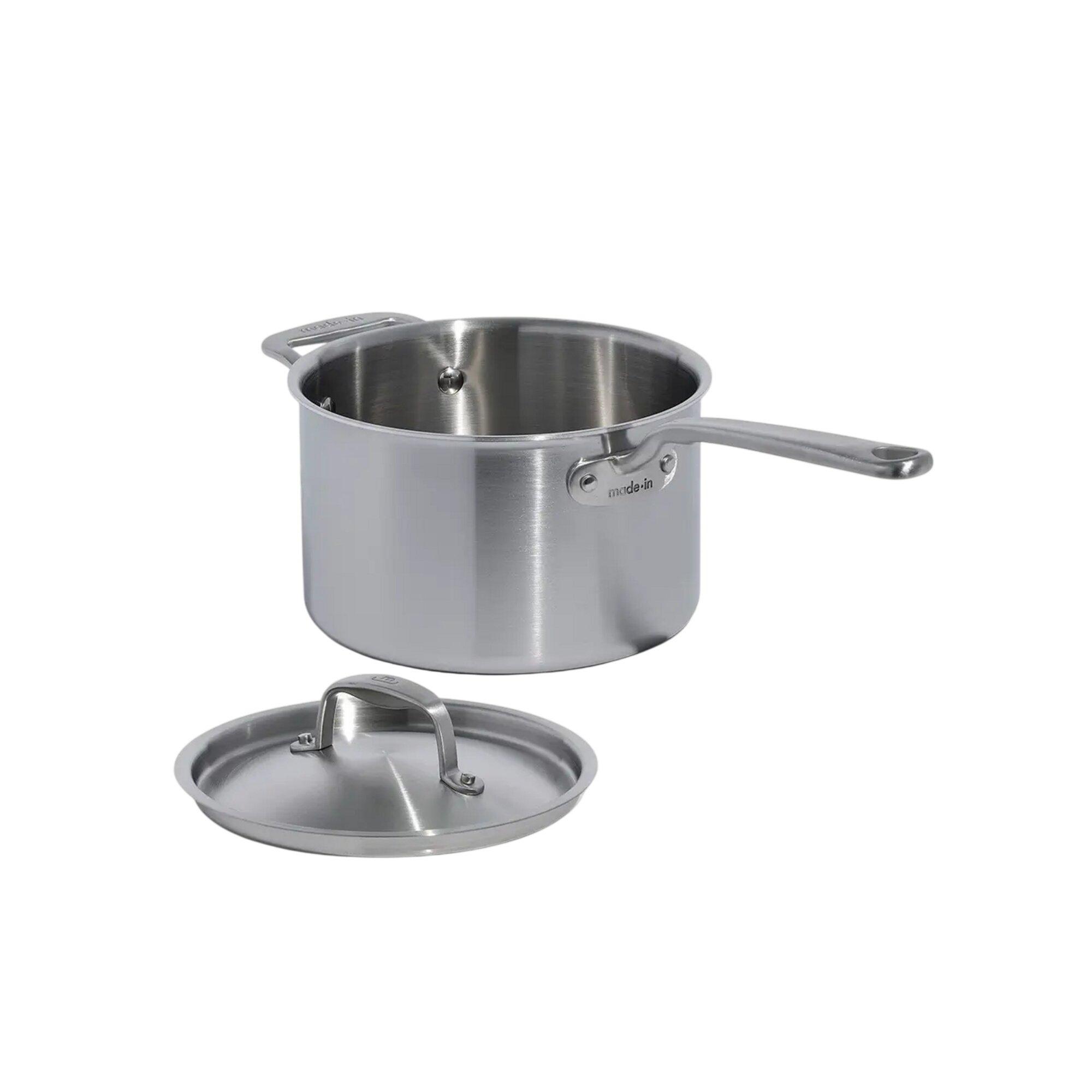 Made In Cookware Stainless Steel Clad 4 QT Saucepan - Made In Cookware