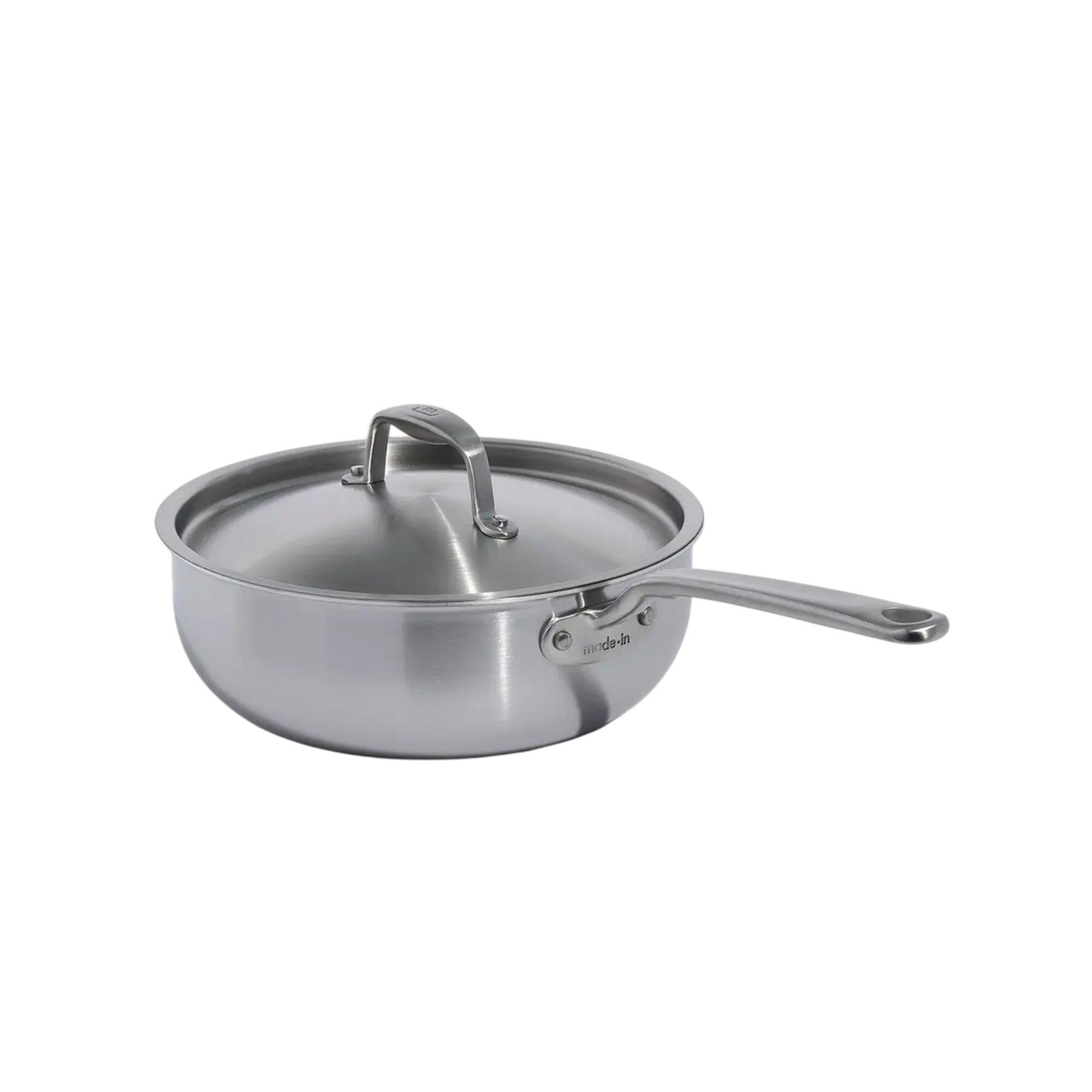 Made In Cookware Stainless Steel Clad Saucier 3QT Chef Pan - Made In Cookware