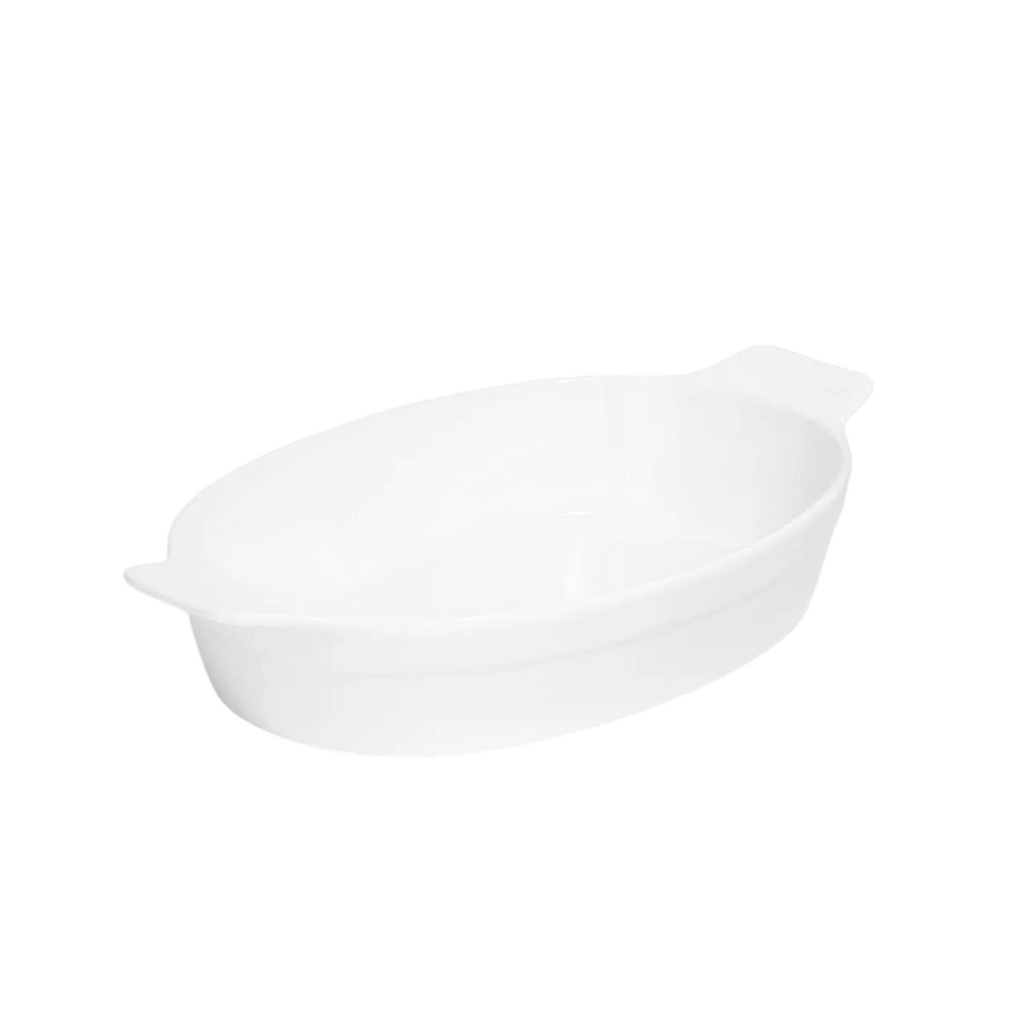 Made In Cookware 10x6.6" Porcelain Oval Gratin Dish - Made In Cookware