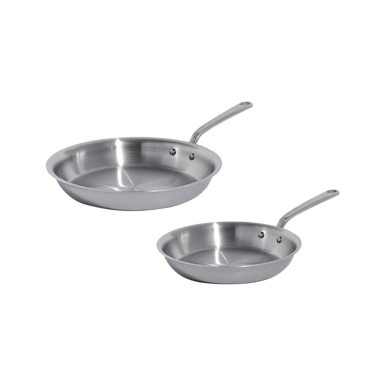 Made In Cookware Stainless Steel Clad 2 Piece 10" & 12" Frying Pan - Made In Cookware