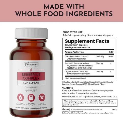 Just Ingredients Berberine Supplement - Primary Image