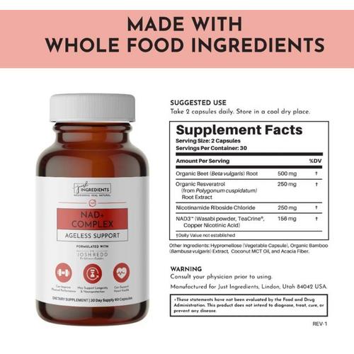 Just Ingredients NAD+ Complex - Primary Image