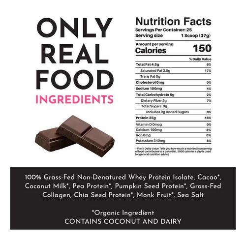 Just Ingredients NSF Certified Protein Powder - Primary Image