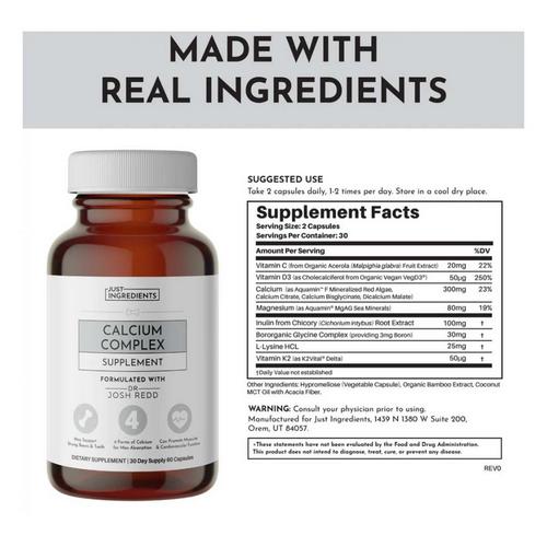 Just Ingredients Calcium Complex - Primary Image