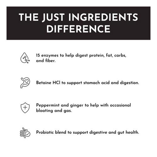 Just Ingredients Digestive Enzyme - Primary Image