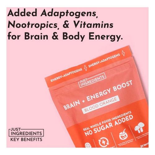 Just Ingredients Brain + Energy Boost - Primary Image