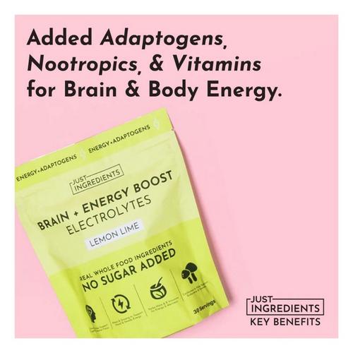 Just Ingredients Brain + Energy Boost - Primary Image
