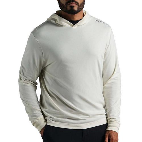 Men's MUNICIPAL Enduro Stretch Long Sleeve Hooded T-Shirt - Primary Image