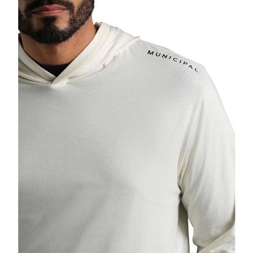 Men's MUNICIPAL Enduro Stretch Long Sleeve Hooded T-Shirt - Primary Image