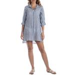 Women's Dotti Striped Beach Dress Swim Cover Up - Thumbnail 1 of 4