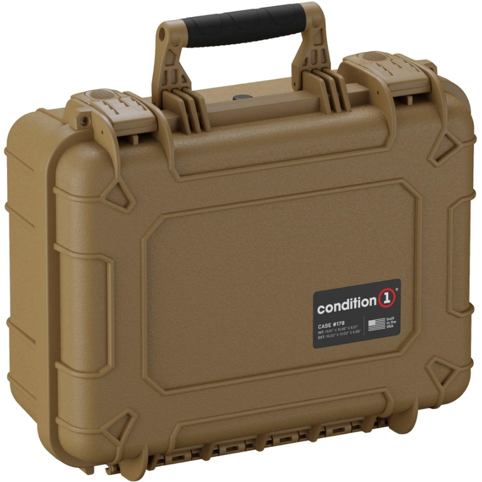 Condition 1 16" 4 Pistol Case wit Lid Organizer - Condition 1