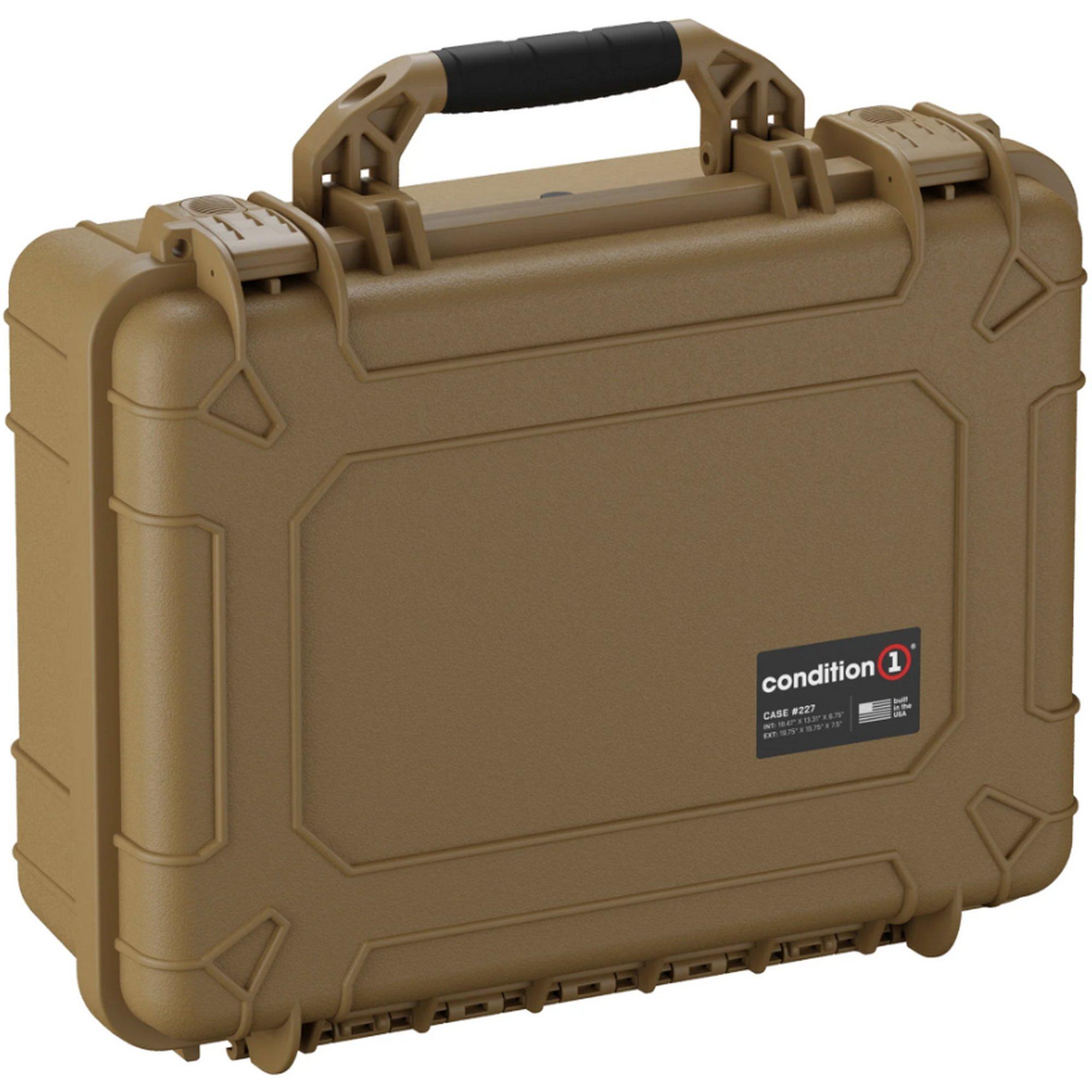 Condition 1 20" 4 Pistol Case wit Lid Organizer - Condition 1
