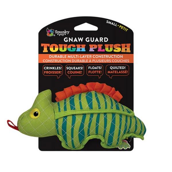 Spunky Pup Neon Tough Lizard Dog Toy