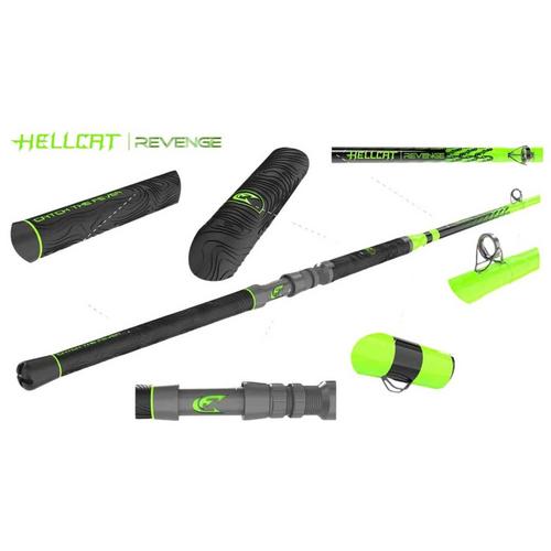 Catch The Fever Green Hellcat Revenge Spinning Rod - Primary Image