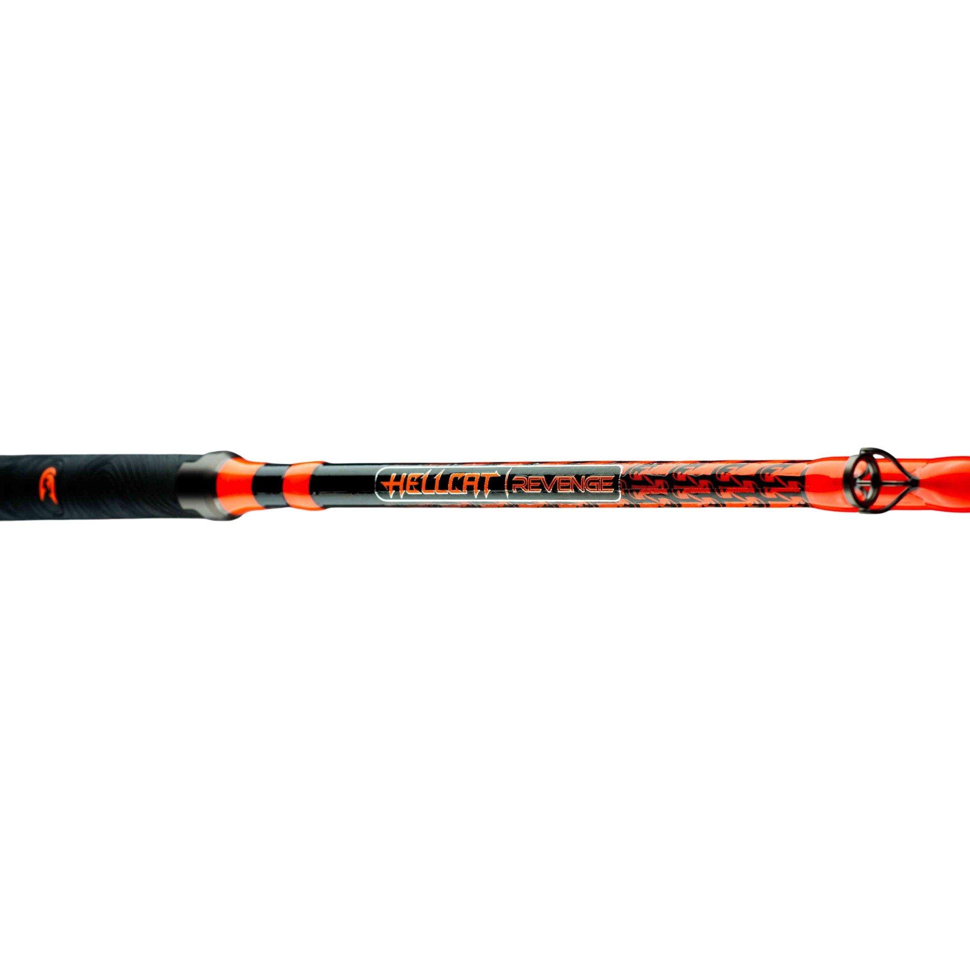 Catch The Fever Orange Hellcat Revenge Spinning Rod