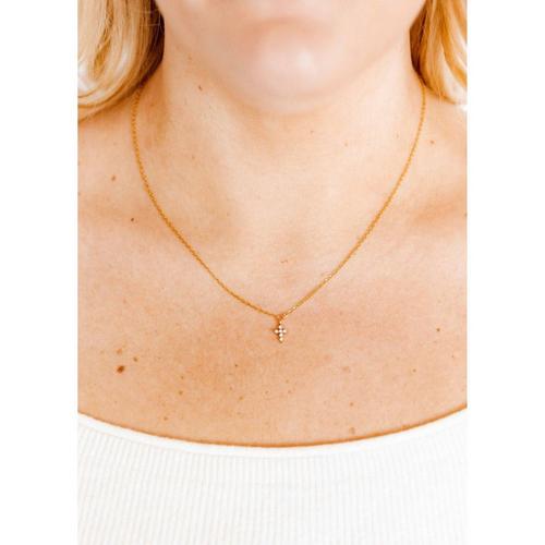 LINNY CO Carly Cross Necklace - Primary Image