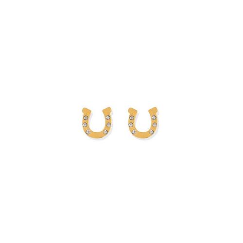 LINNY CO Horseshoe Screwback Stud Earrings - Primary Image