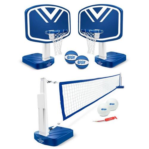 GoSports Splash Hoop 2-in-1 Full Court Pool Basketball & Volleyball Game Set - Primary Image