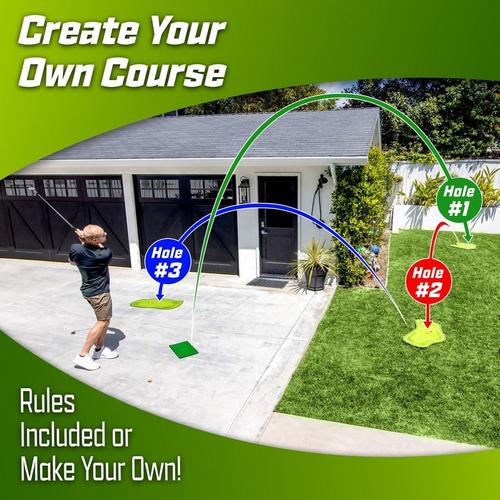 GoSports Chip N' Stick Links Indoor & Outdoor Golf Game
