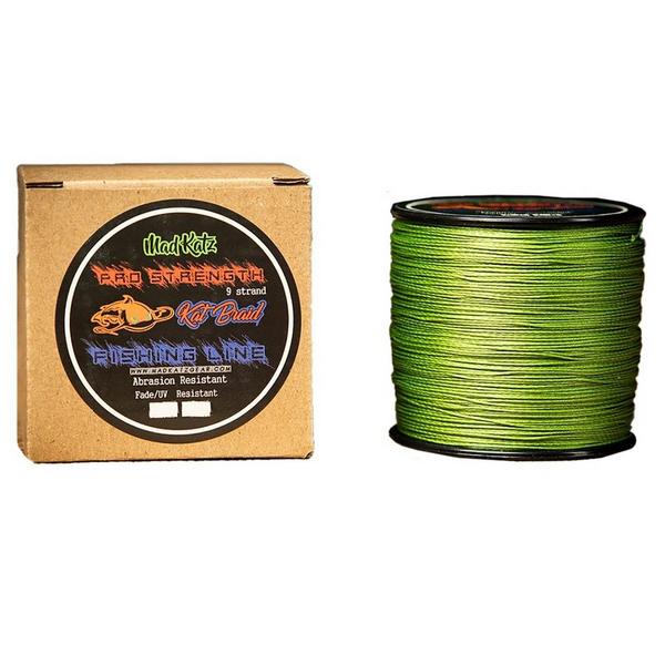 MAD KATZ Dark Green 9 Strand Braided Fishing Line