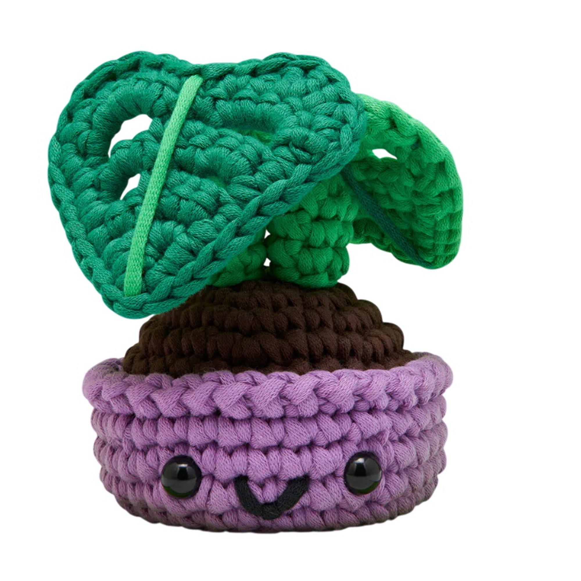 The Woobles Ophelia the Monstera Plant Crochet Kit | SCHEELS.com