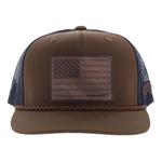 Hooey Liberty Roper Flag Patch Snapback Hat - Thumbnail 1 of 5