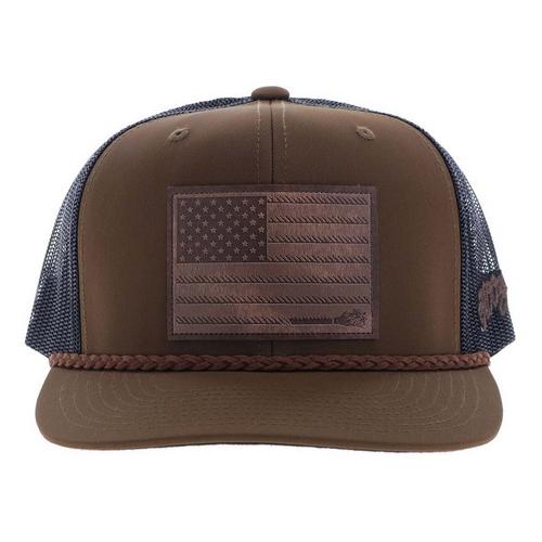 Hooey Liberty Roper Flag Patch Snapback Hat - Primary Image