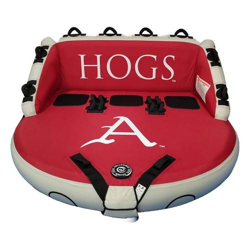 Collegiate Waves Arkansas Razorbacks The Coach Sofa 3-Person Towable Tube - Primary Image
