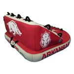 Collegiate Waves Arkansas Razorbacks The Coach Sofa 3-Person Towable Tube - Thumbnail 4 of 8