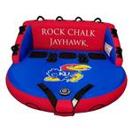 Collegiate Waves Kansas Jayhawks The Coach Sofa 3-Person Towable Tube - Thumbnail 1 of 8